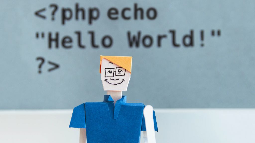 "Hello World" text